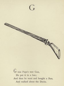 G harfi by Edward Lear